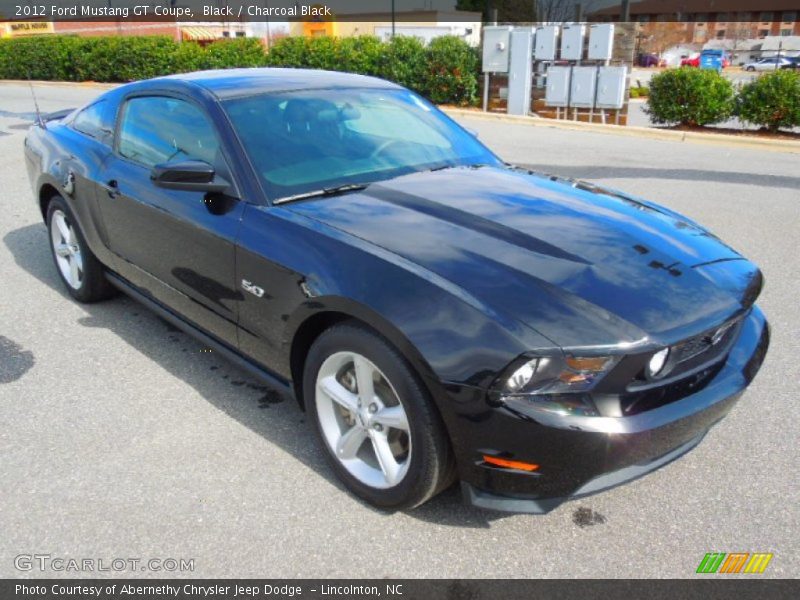 Black / Charcoal Black 2012 Ford Mustang GT Coupe