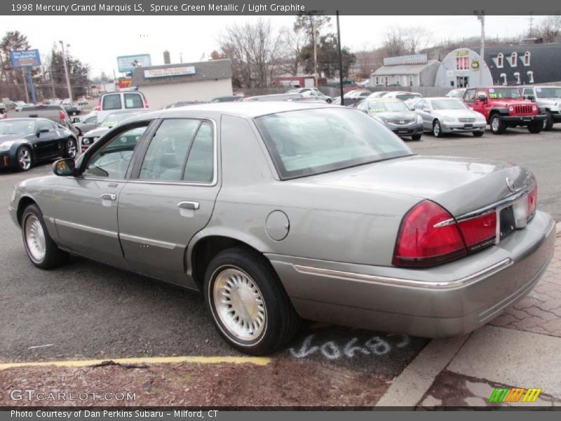 Spruce Green Metallic / Light Graphite 1998 Mercury Grand Marquis LS
