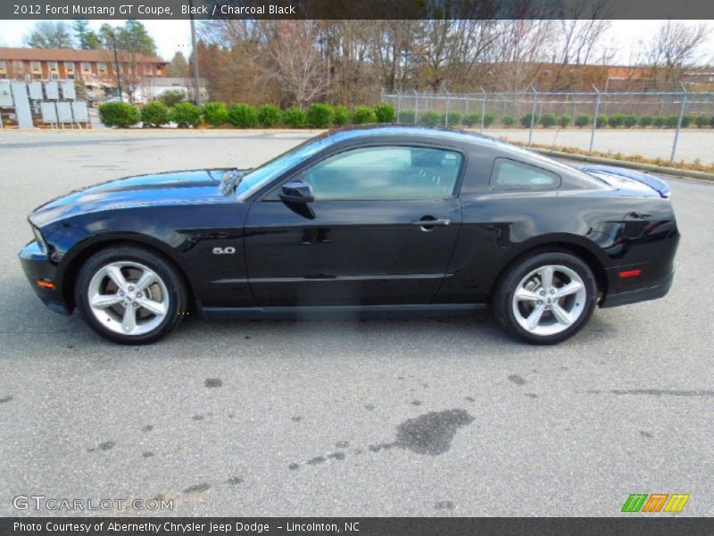 Black / Charcoal Black 2012 Ford Mustang GT Coupe