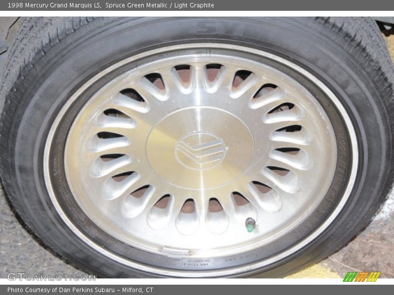 Spruce Green Metallic / Light Graphite 1998 Mercury Grand Marquis LS
