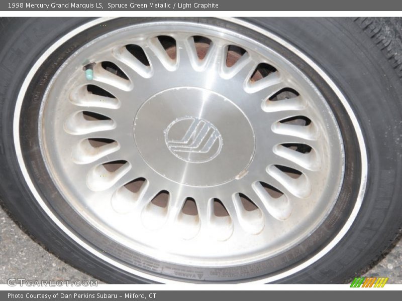Spruce Green Metallic / Light Graphite 1998 Mercury Grand Marquis LS