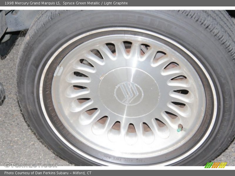 Spruce Green Metallic / Light Graphite 1998 Mercury Grand Marquis LS