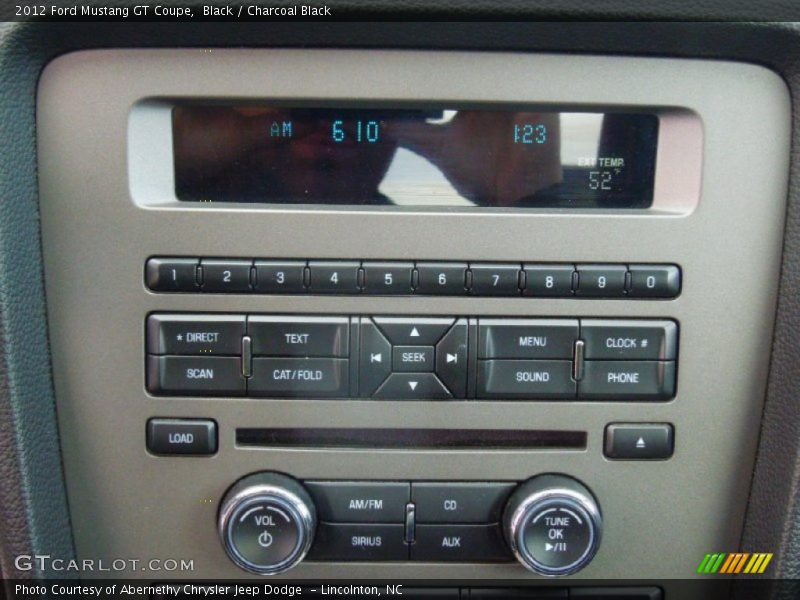 Black / Charcoal Black 2012 Ford Mustang GT Coupe