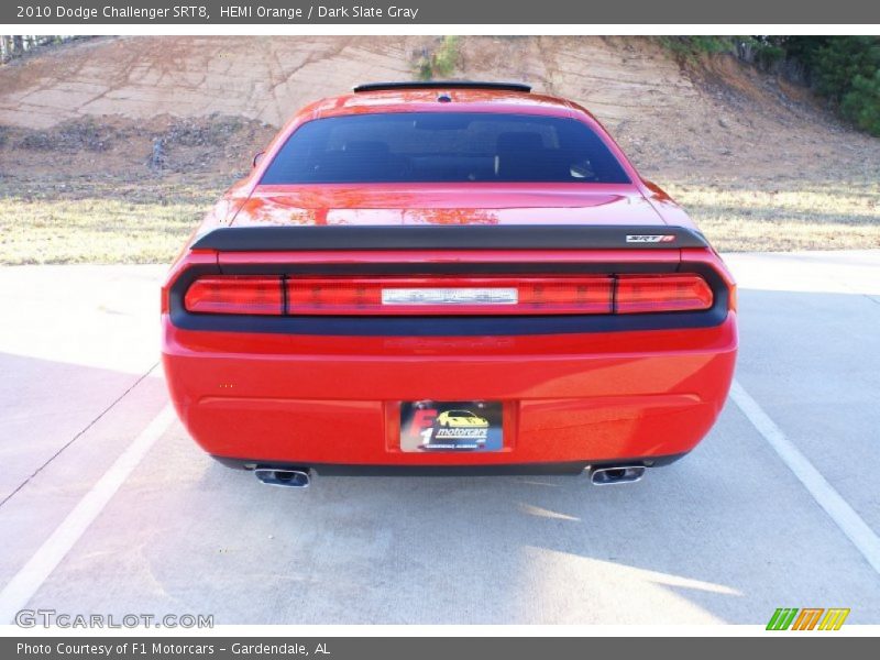 HEMI Orange / Dark Slate Gray 2010 Dodge Challenger SRT8