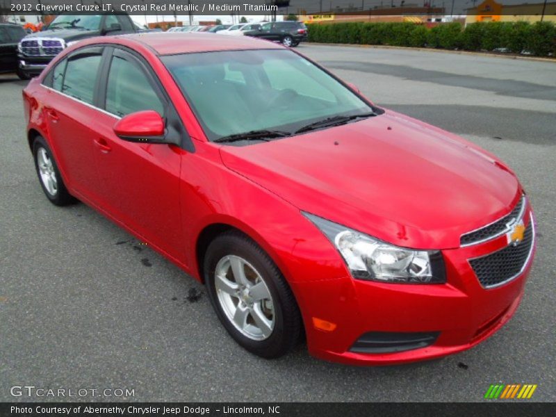 Crystal Red Metallic / Medium Titanium 2012 Chevrolet Cruze LT