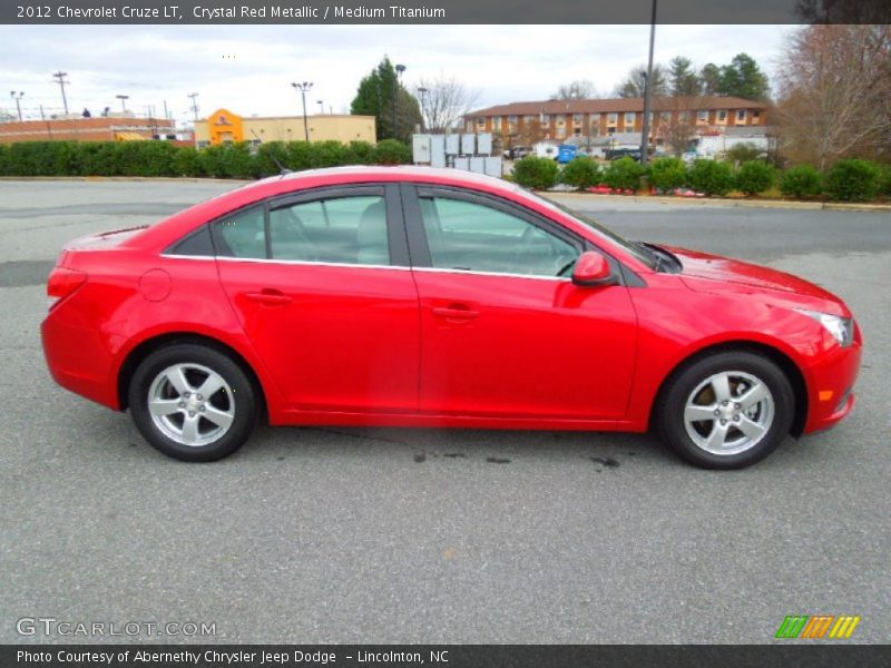 Crystal Red Metallic / Medium Titanium 2012 Chevrolet Cruze LT
