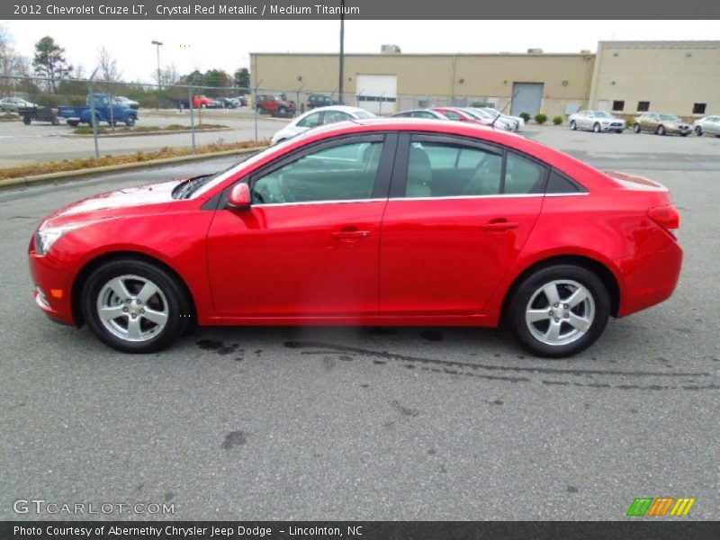 Crystal Red Metallic / Medium Titanium 2012 Chevrolet Cruze LT