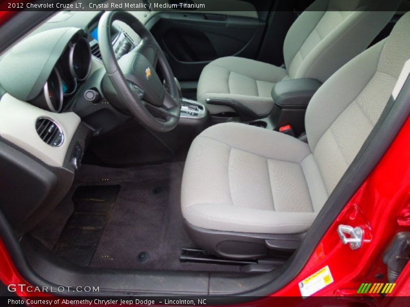 Crystal Red Metallic / Medium Titanium 2012 Chevrolet Cruze LT