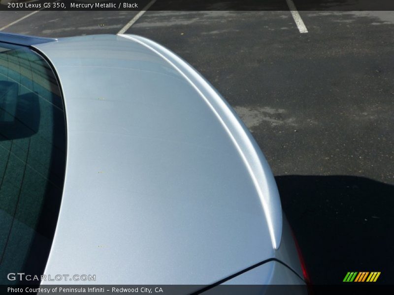 Mercury Metallic / Black 2010 Lexus GS 350