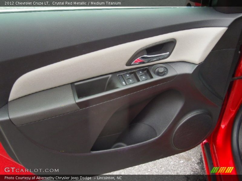 Crystal Red Metallic / Medium Titanium 2012 Chevrolet Cruze LT