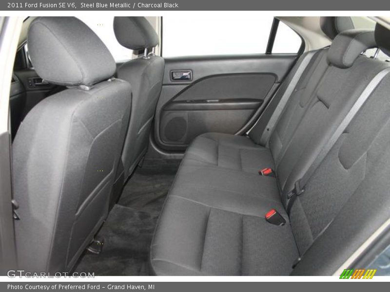 Rear Seat of 2011 Fusion SE V6