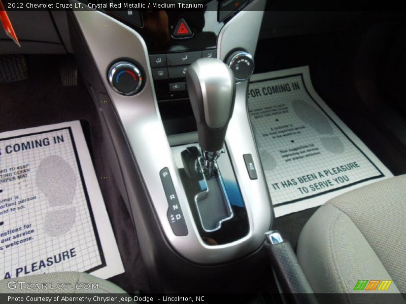 Crystal Red Metallic / Medium Titanium 2012 Chevrolet Cruze LT