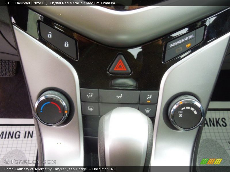 Crystal Red Metallic / Medium Titanium 2012 Chevrolet Cruze LT