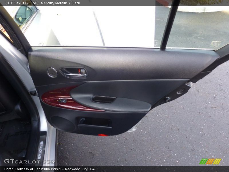 Mercury Metallic / Black 2010 Lexus GS 350