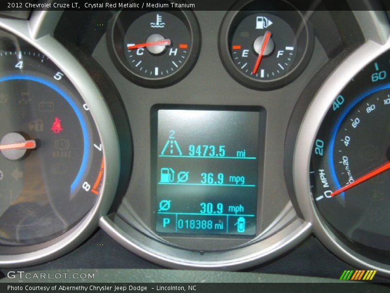Crystal Red Metallic / Medium Titanium 2012 Chevrolet Cruze LT