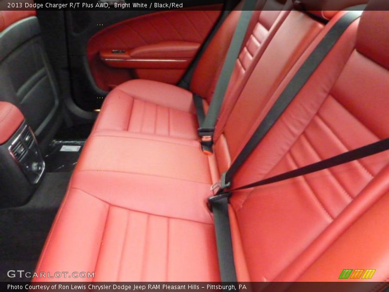 Rear Seat of 2013 Charger R/T Plus AWD