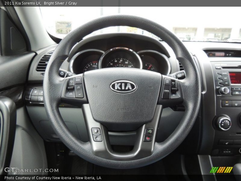 Bright Silver / Gray 2011 Kia Sorento LX
