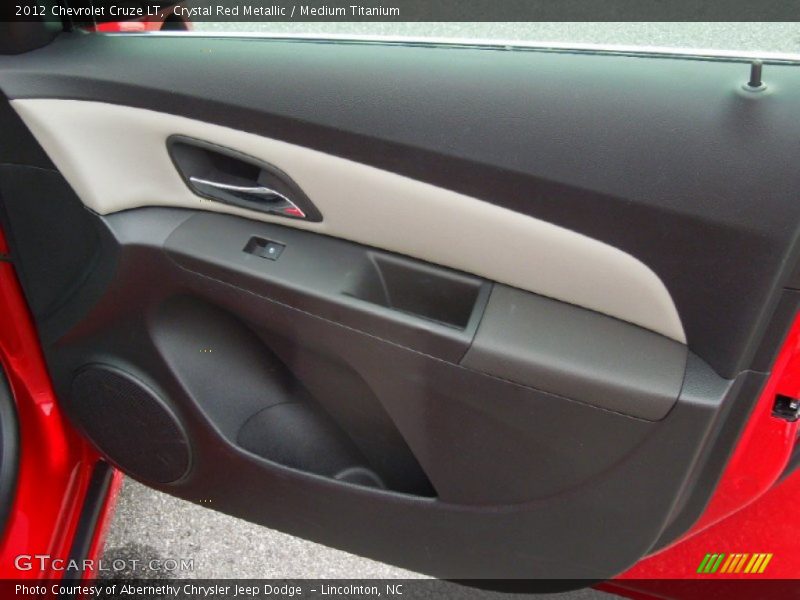 Crystal Red Metallic / Medium Titanium 2012 Chevrolet Cruze LT