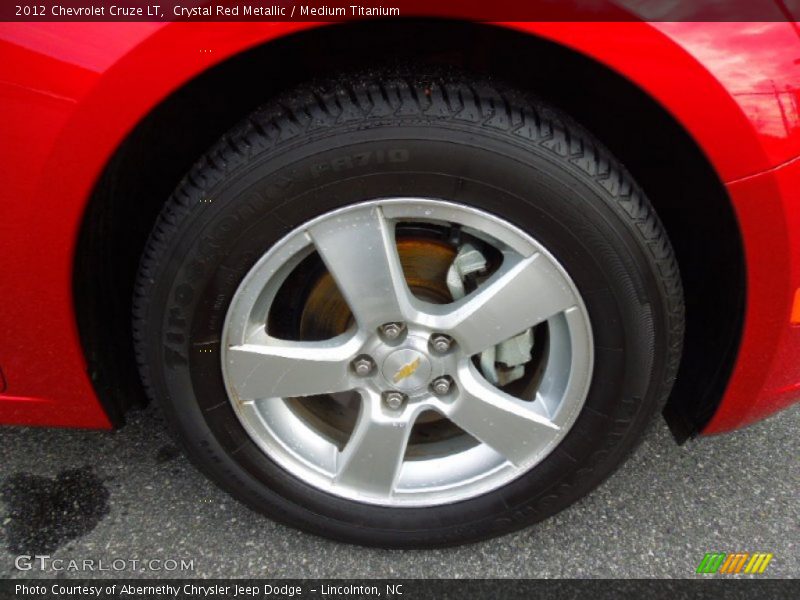 Crystal Red Metallic / Medium Titanium 2012 Chevrolet Cruze LT