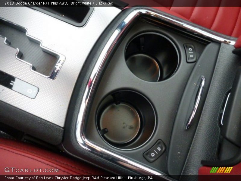 Bright White / Black/Red 2013 Dodge Charger R/T Plus AWD