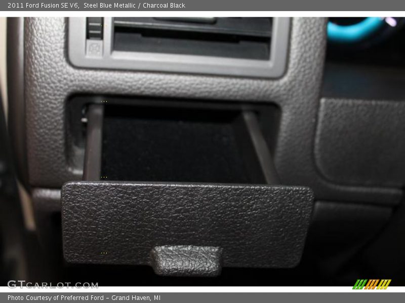 Steel Blue Metallic / Charcoal Black 2011 Ford Fusion SE V6