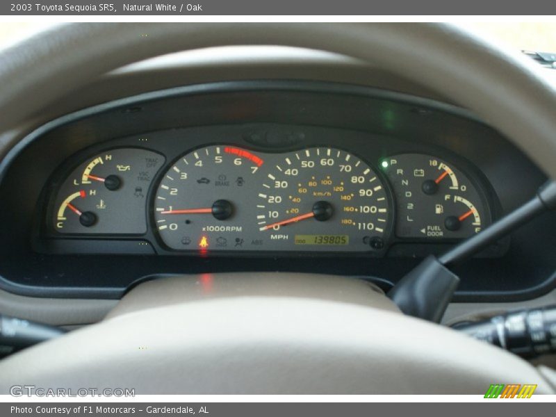  2003 Sequoia SR5 SR5 Gauges