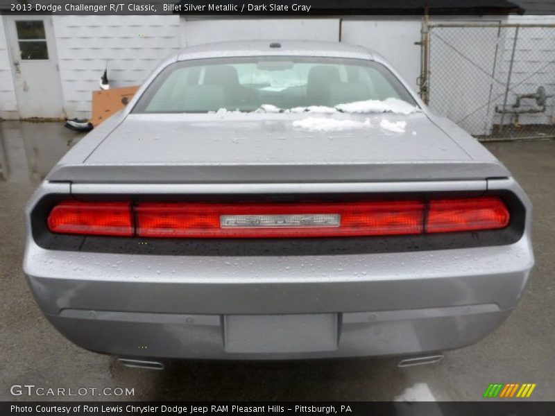 Billet Silver Metallic / Dark Slate Gray 2013 Dodge Challenger R/T Classic