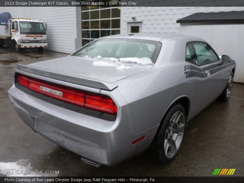Billet Silver Metallic / Dark Slate Gray 2013 Dodge Challenger R/T Classic