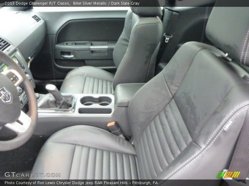 Front Seat of 2013 Challenger R/T Classic