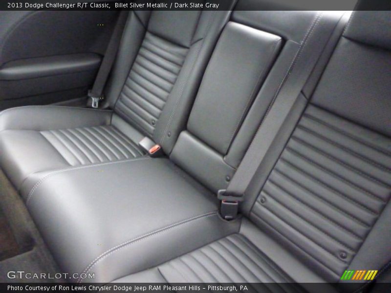 Rear Seat of 2013 Challenger R/T Classic