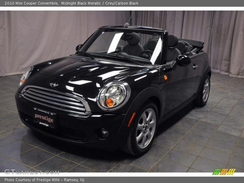 Midnight Black Metallic / Grey/Carbon Black 2010 Mini Cooper Convertible