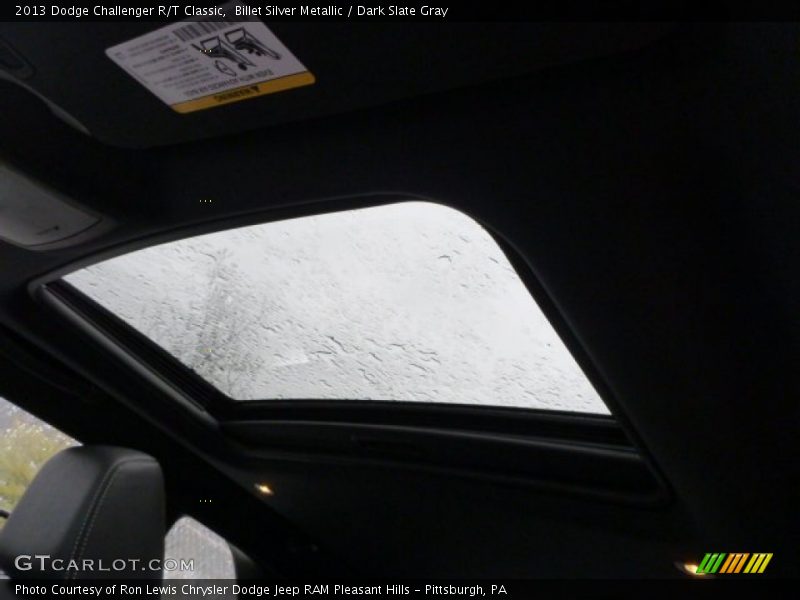 Billet Silver Metallic / Dark Slate Gray 2013 Dodge Challenger R/T Classic