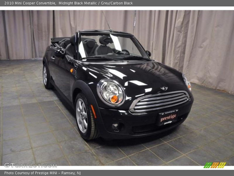 Midnight Black Metallic / Grey/Carbon Black 2010 Mini Cooper Convertible