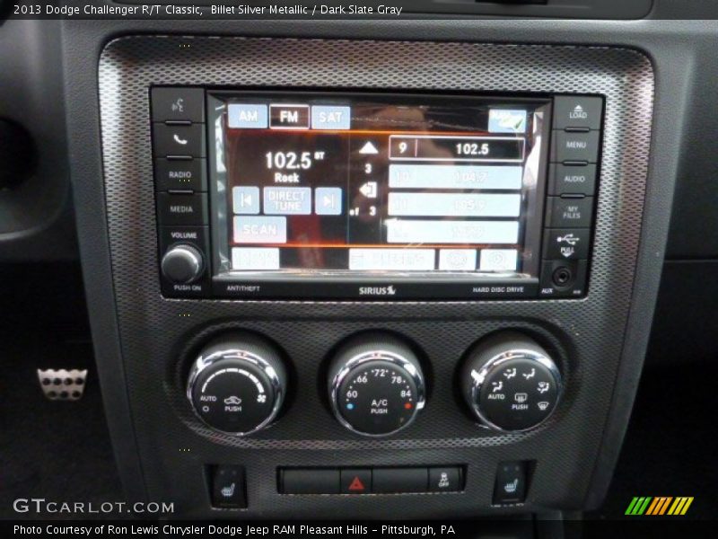 Controls of 2013 Challenger R/T Classic