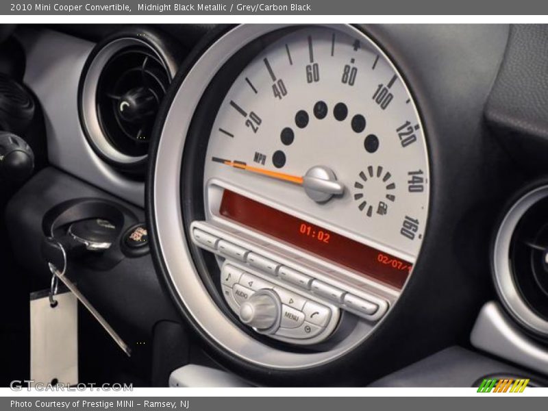 Midnight Black Metallic / Grey/Carbon Black 2010 Mini Cooper Convertible