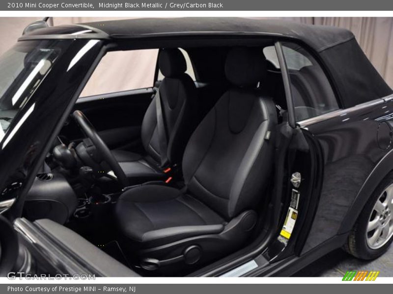 Midnight Black Metallic / Grey/Carbon Black 2010 Mini Cooper Convertible