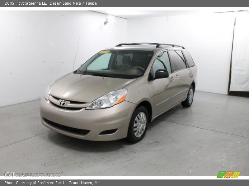 Desert Sand Mica / Taupe 2009 Toyota Sienna LE