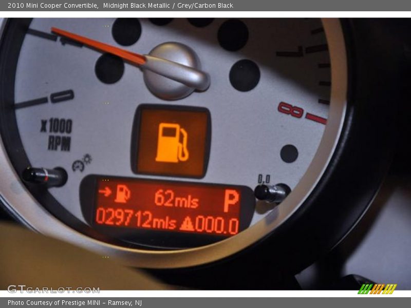 Midnight Black Metallic / Grey/Carbon Black 2010 Mini Cooper Convertible