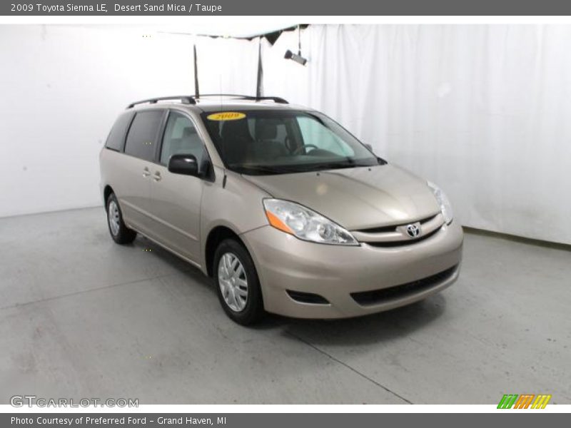 Desert Sand Mica / Taupe 2009 Toyota Sienna LE