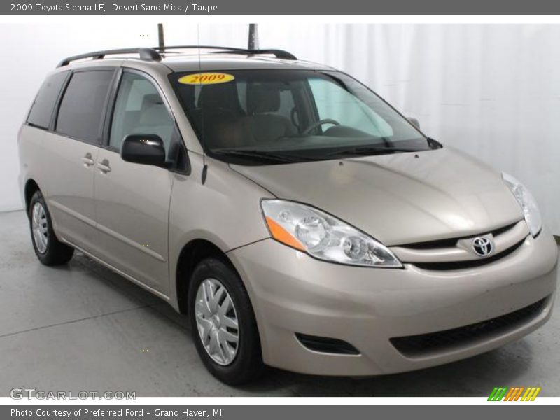Desert Sand Mica / Taupe 2009 Toyota Sienna LE