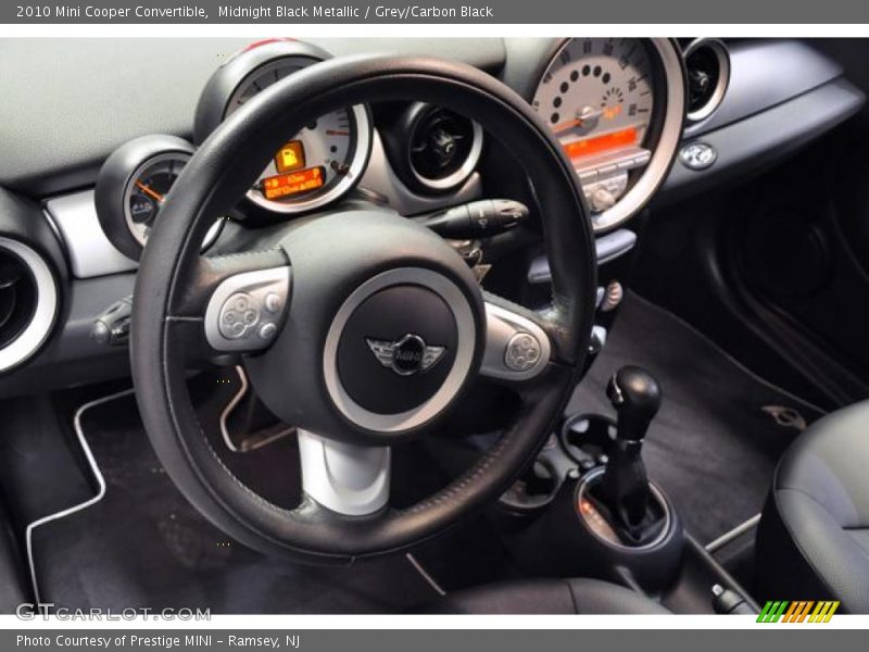 Midnight Black Metallic / Grey/Carbon Black 2010 Mini Cooper Convertible