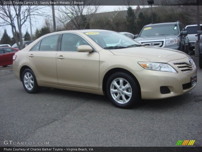 Sandy Beach Metallic / Bisque 2010 Toyota Camry LE