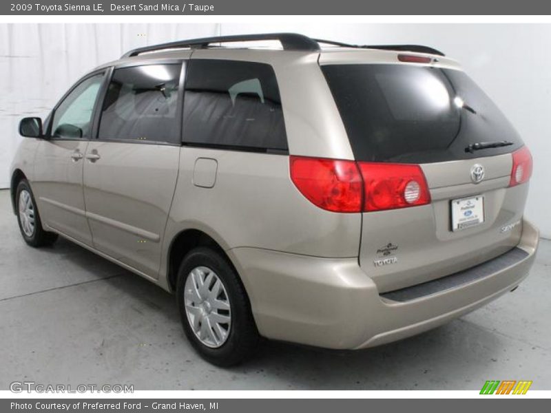 Desert Sand Mica / Taupe 2009 Toyota Sienna LE