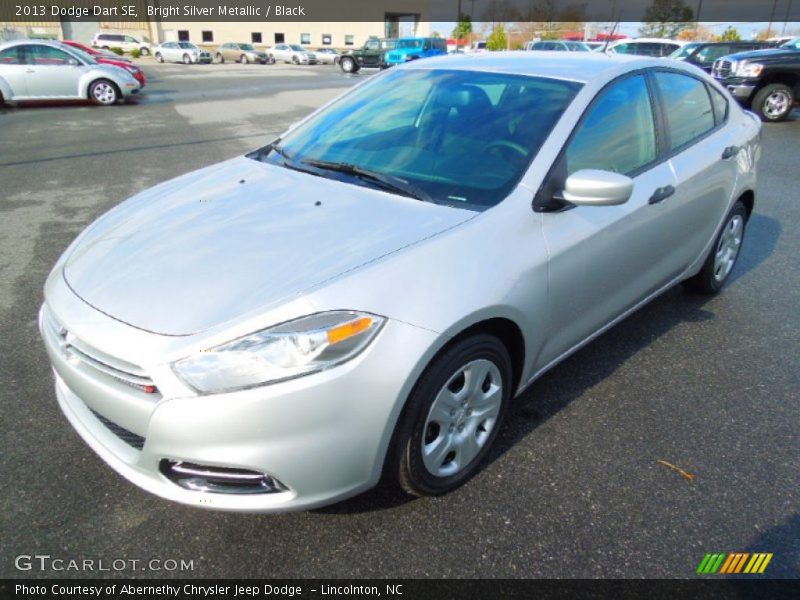 Bright Silver Metallic / Black 2013 Dodge Dart SE
