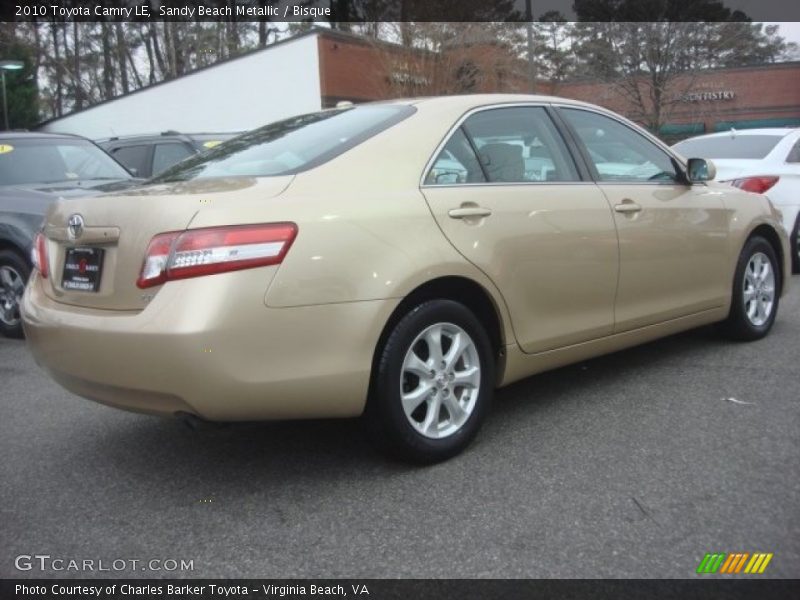 Sandy Beach Metallic / Bisque 2010 Toyota Camry LE
