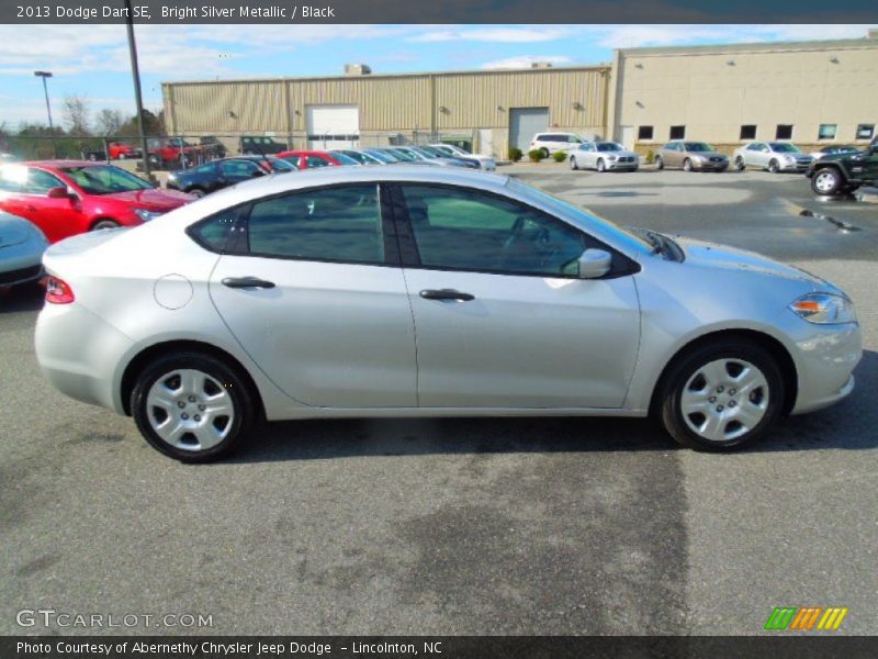 Bright Silver Metallic / Black 2013 Dodge Dart SE