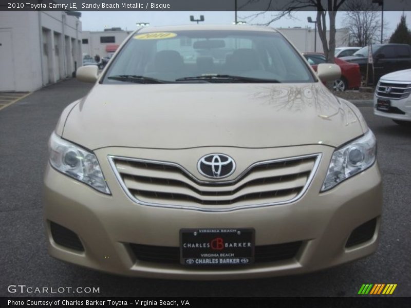 Sandy Beach Metallic / Bisque 2010 Toyota Camry LE