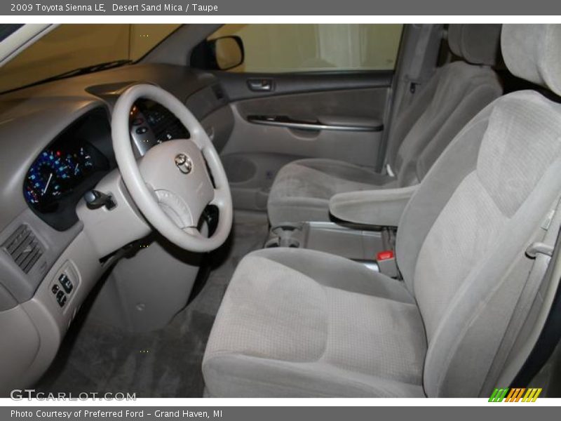  2009 Sienna LE Taupe Interior