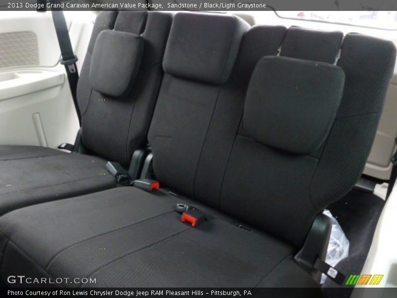 Sandstone / Black/Light Graystone 2013 Dodge Grand Caravan American Value Package