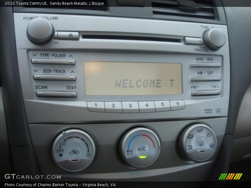 Sandy Beach Metallic / Bisque 2010 Toyota Camry LE